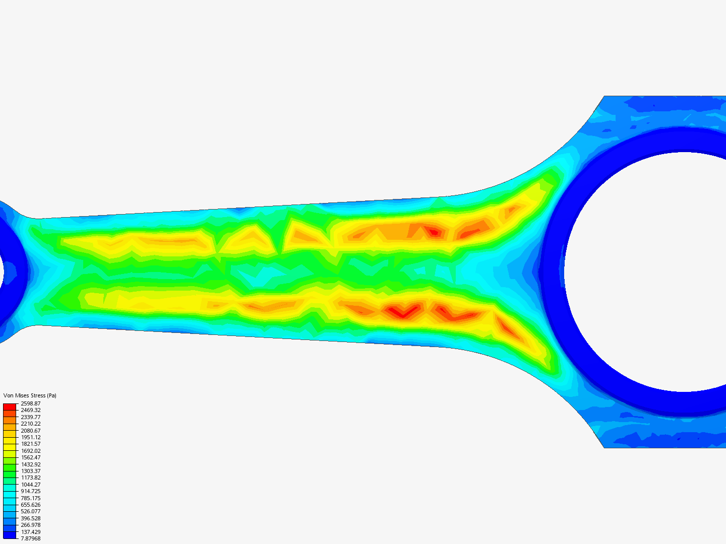 Tutorial 1: Connecting rod stress analysis image