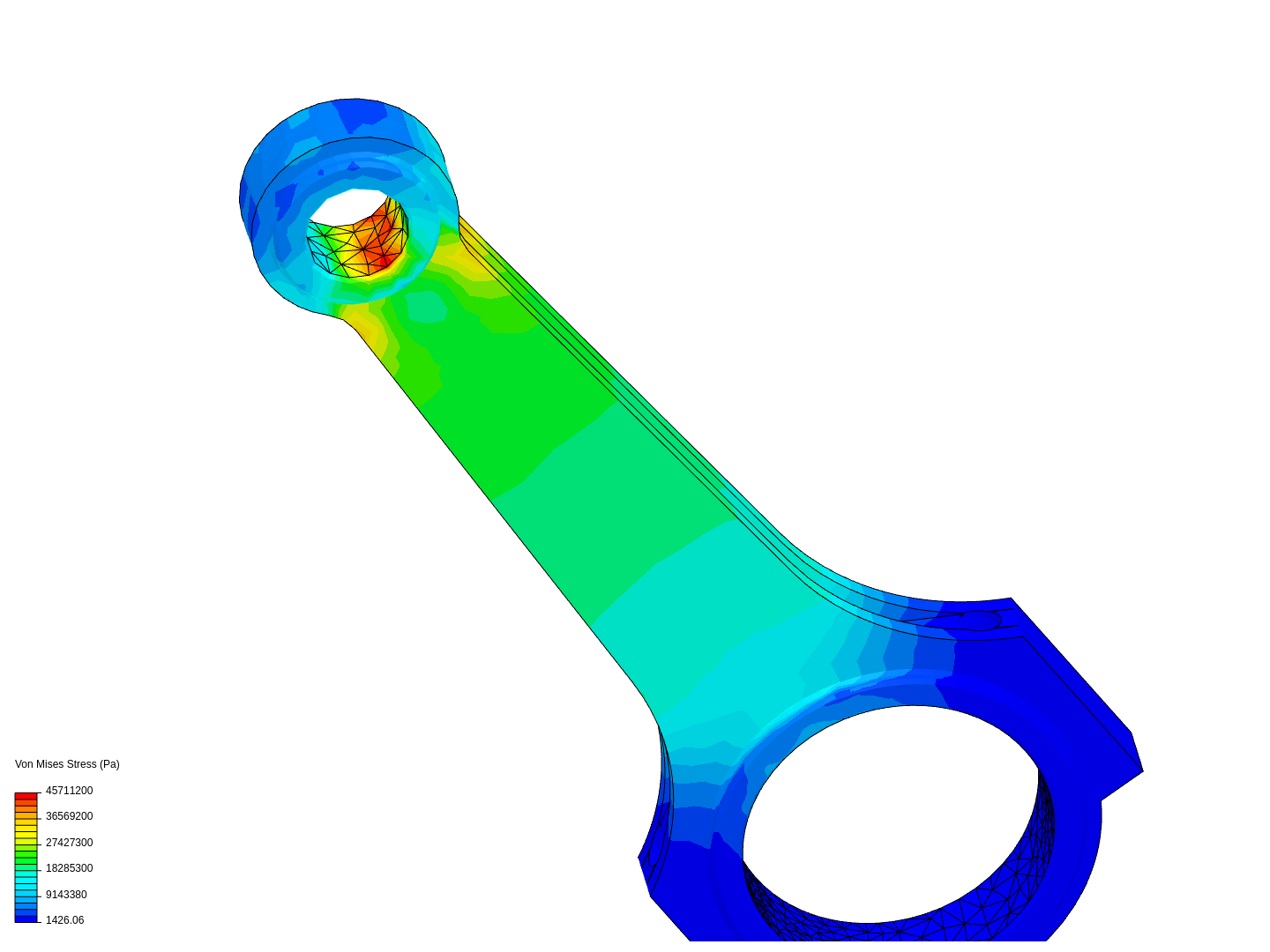 Tutorial 1: Connecting rod stress analysis image