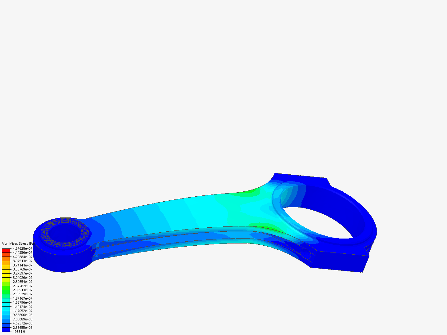 Tutorial 1: Connecting rod stress analysis image