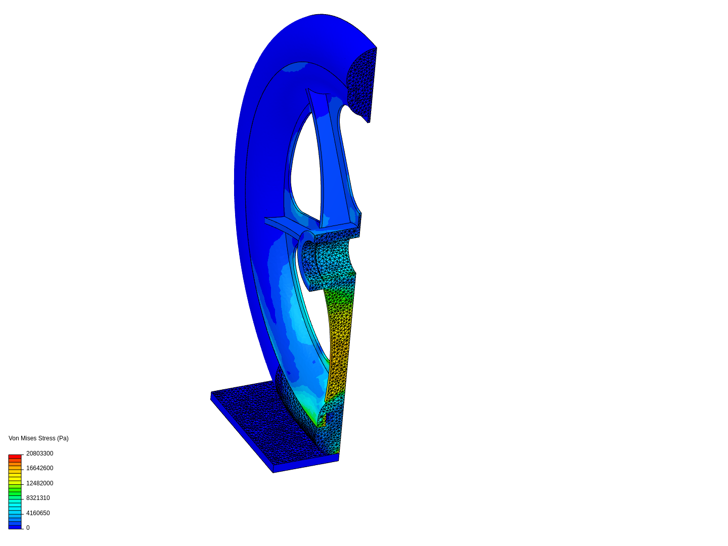 Tutorial: Nonlinear Analysis of a Wheel image