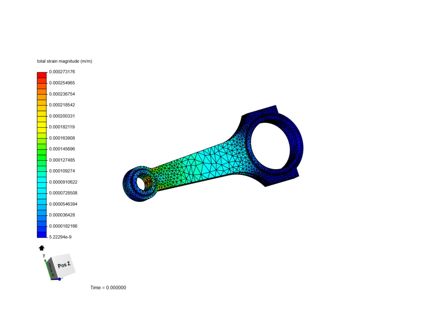 Tutorial 1: Connecting rod stress analysis image