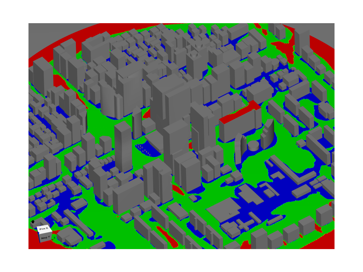 Wind in stockholm -CHT simulation image