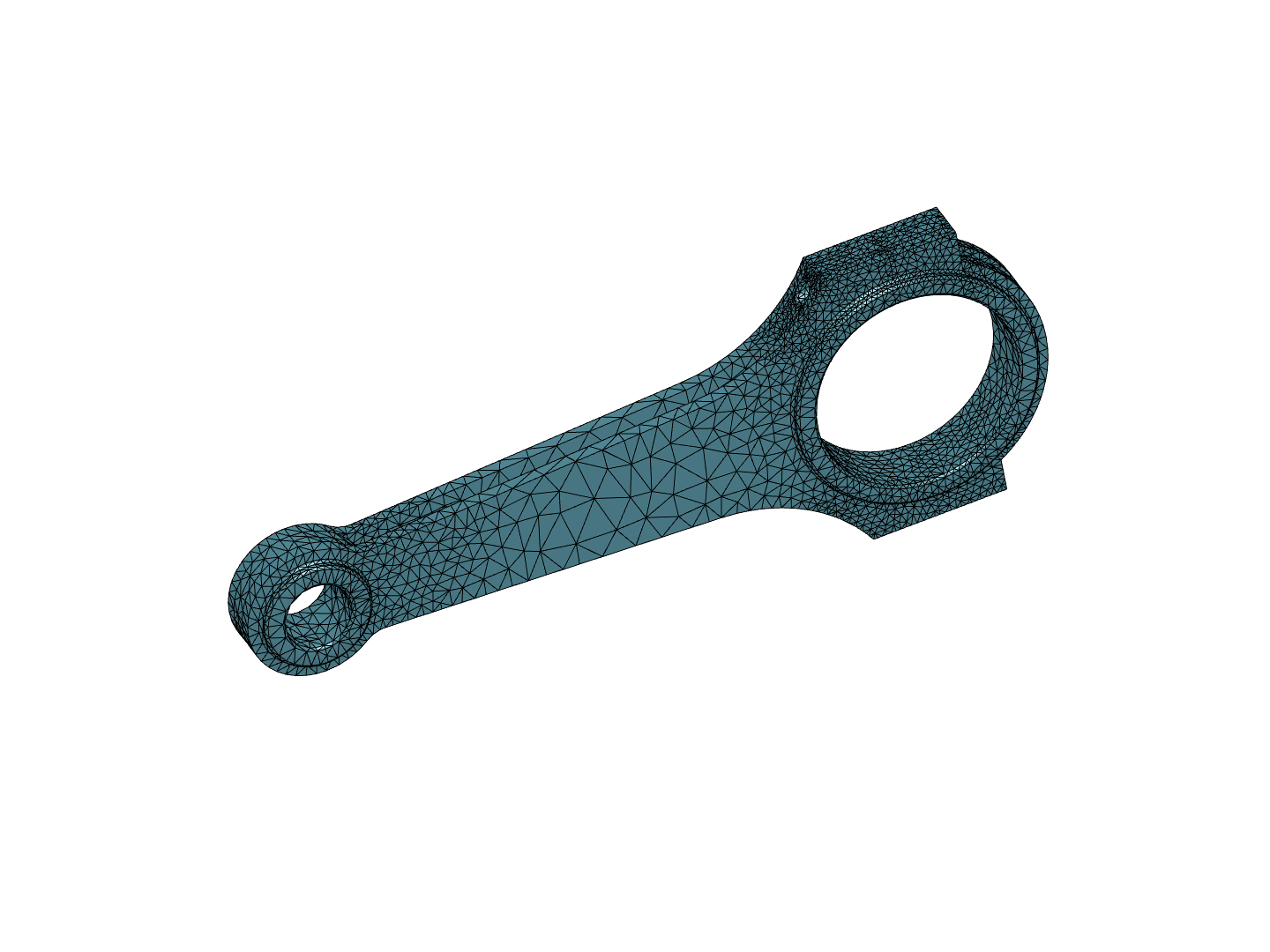 Tutorial 1: Connecting rod stress analysis image