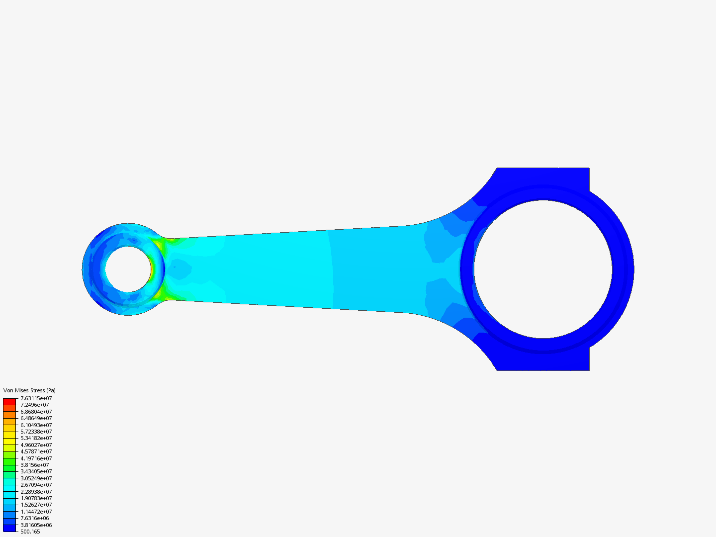 Tutorial 1: Connecting rod stress analysis image