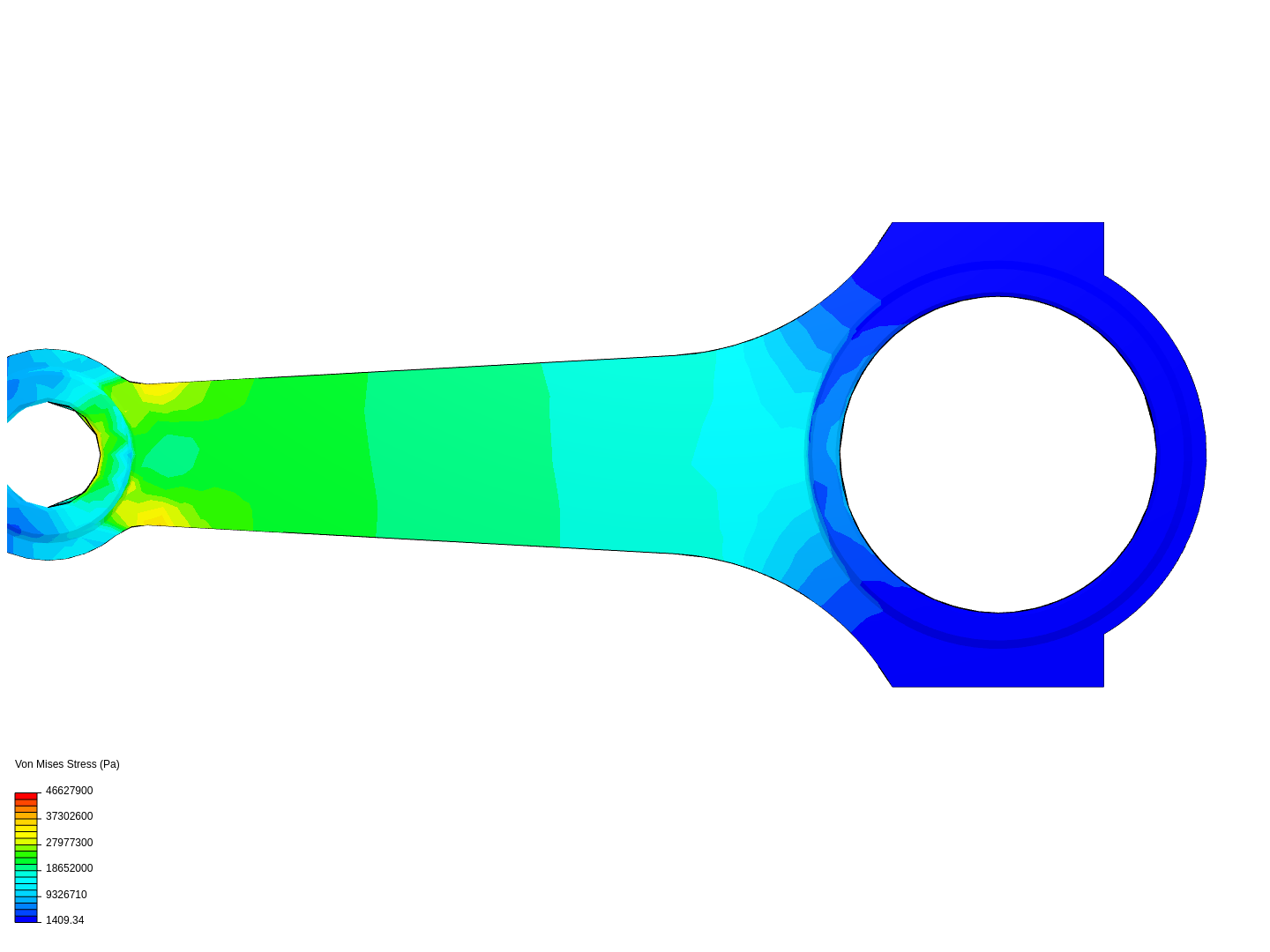 Tutorial 1: Connecting rod stress analysis image