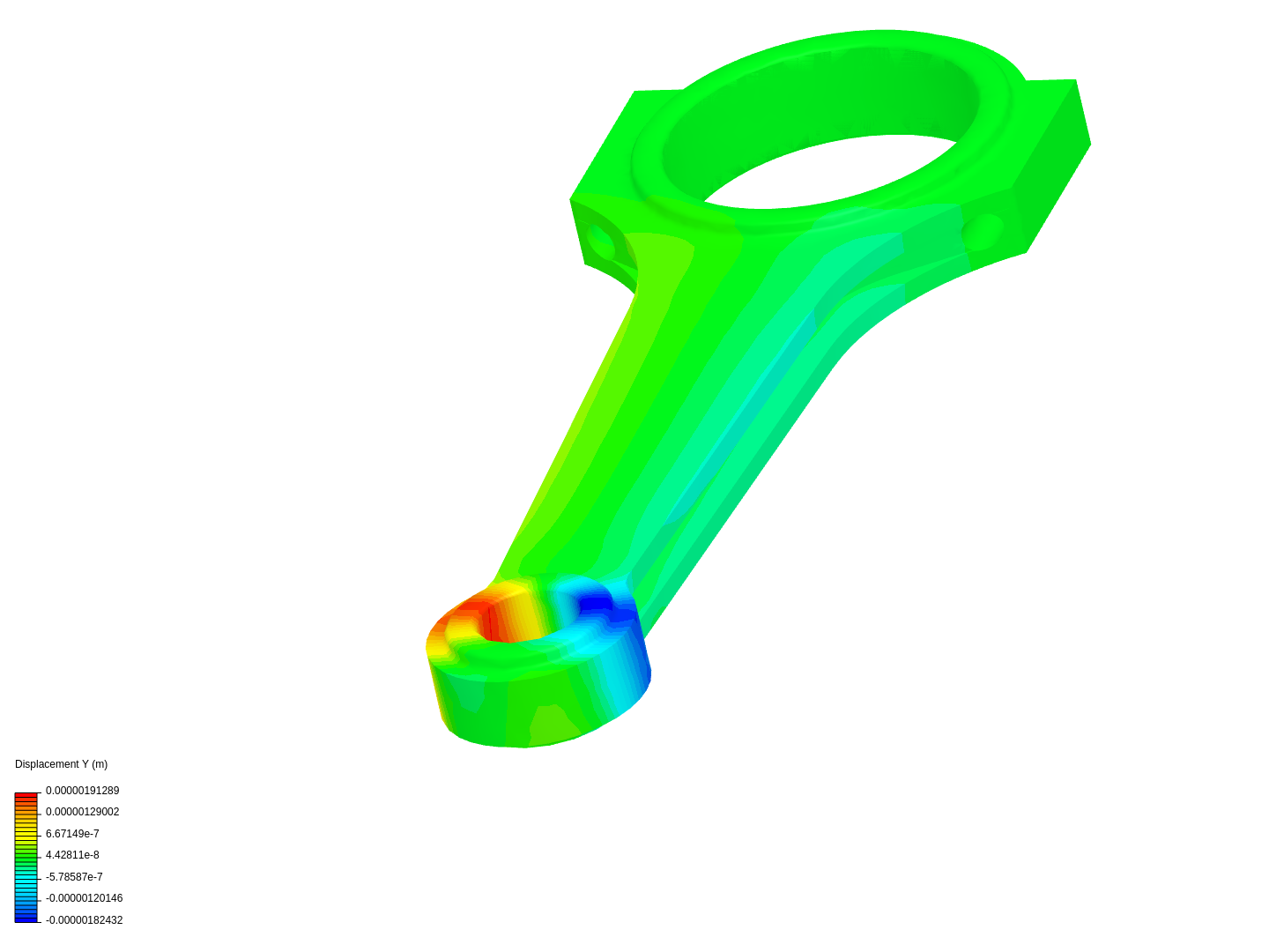 Tutorial 1: Connecting rod stress analysis image