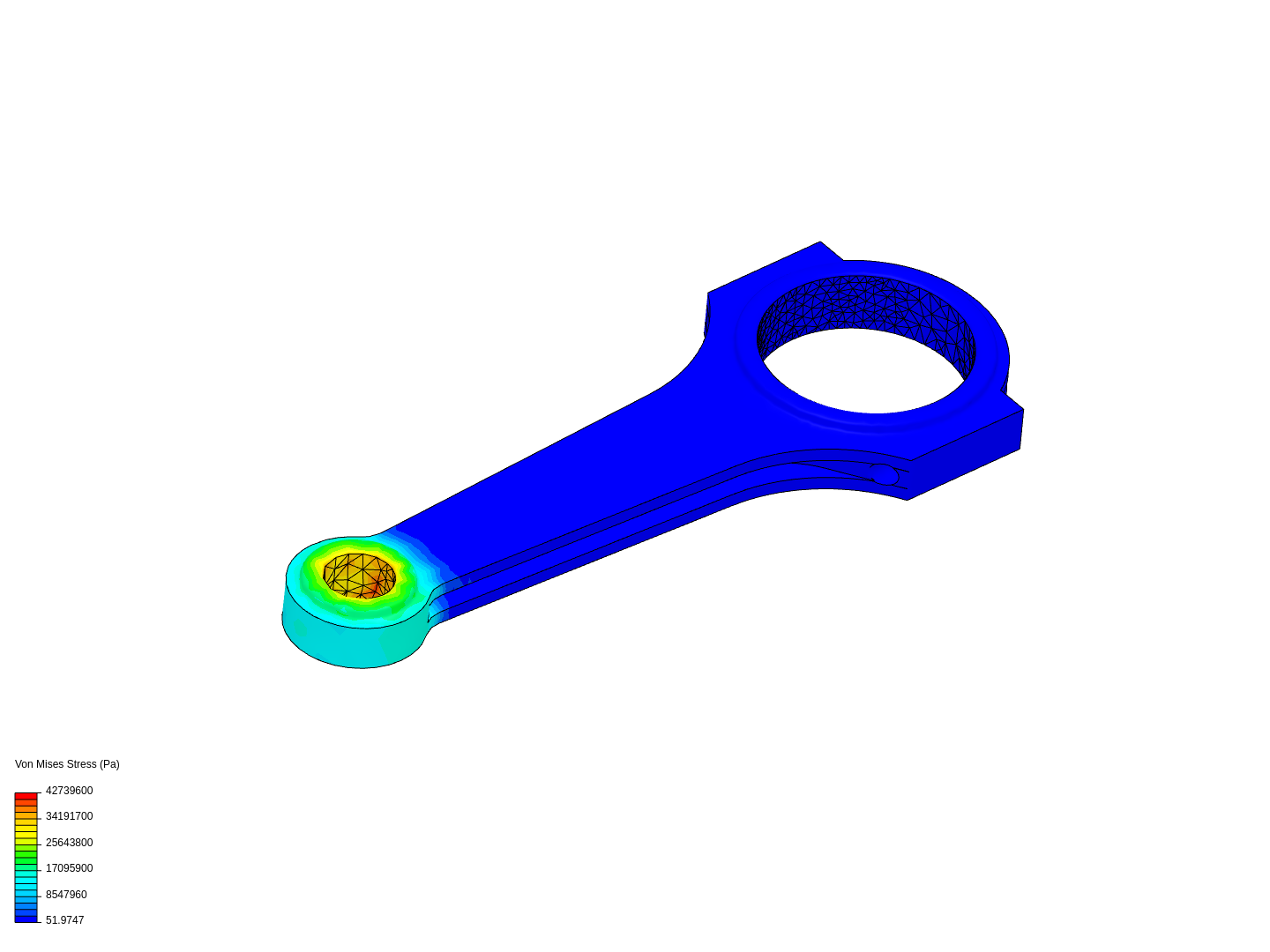 Tutorial 1: Connecting rod stress analysis image