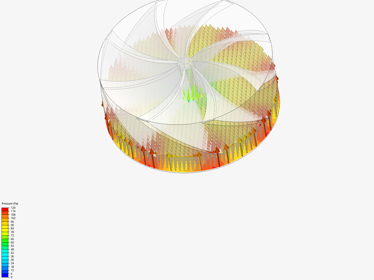 Nacelle internal flow image