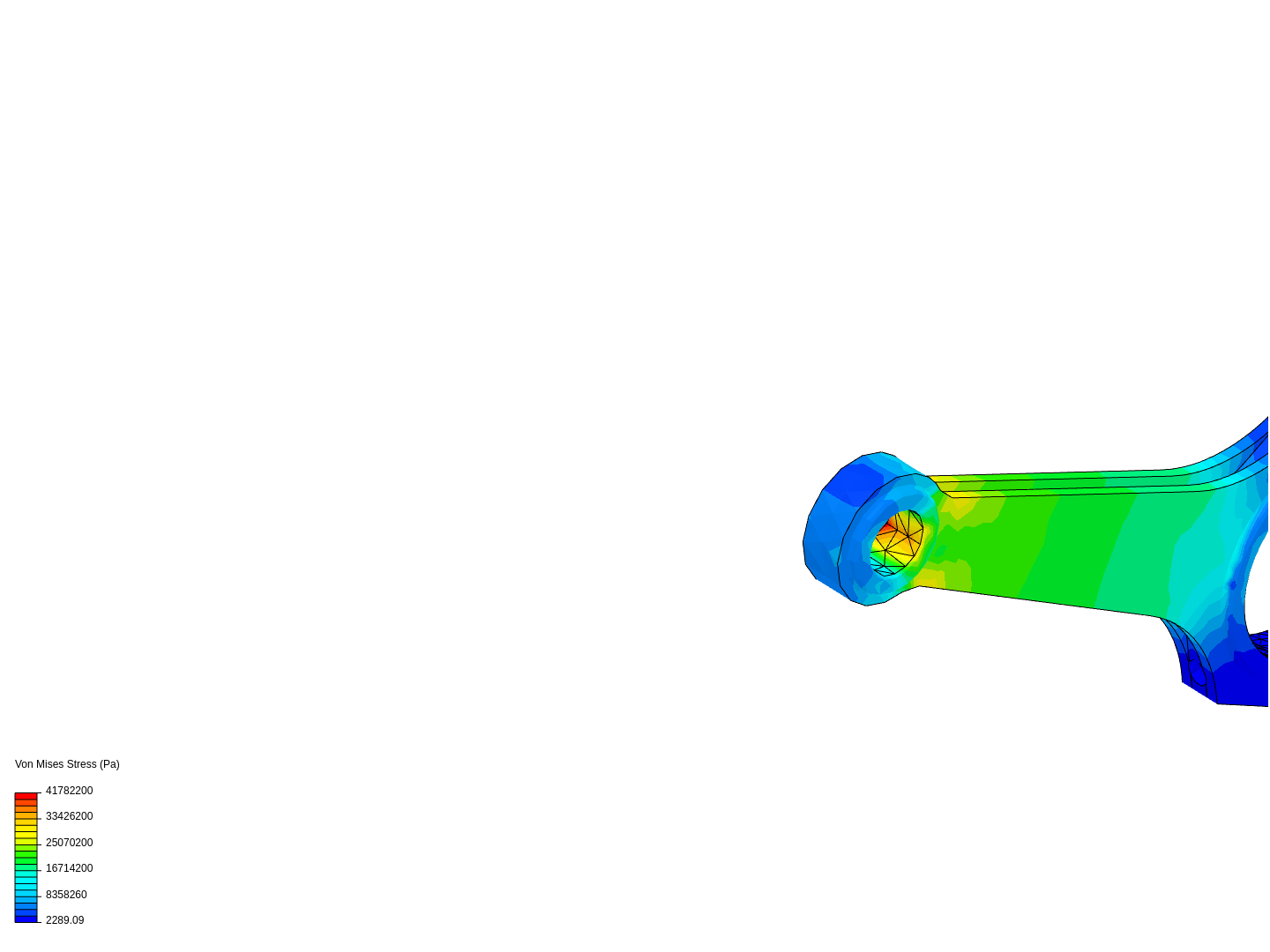 Tutorial 1: Connecting rod stress analysis image