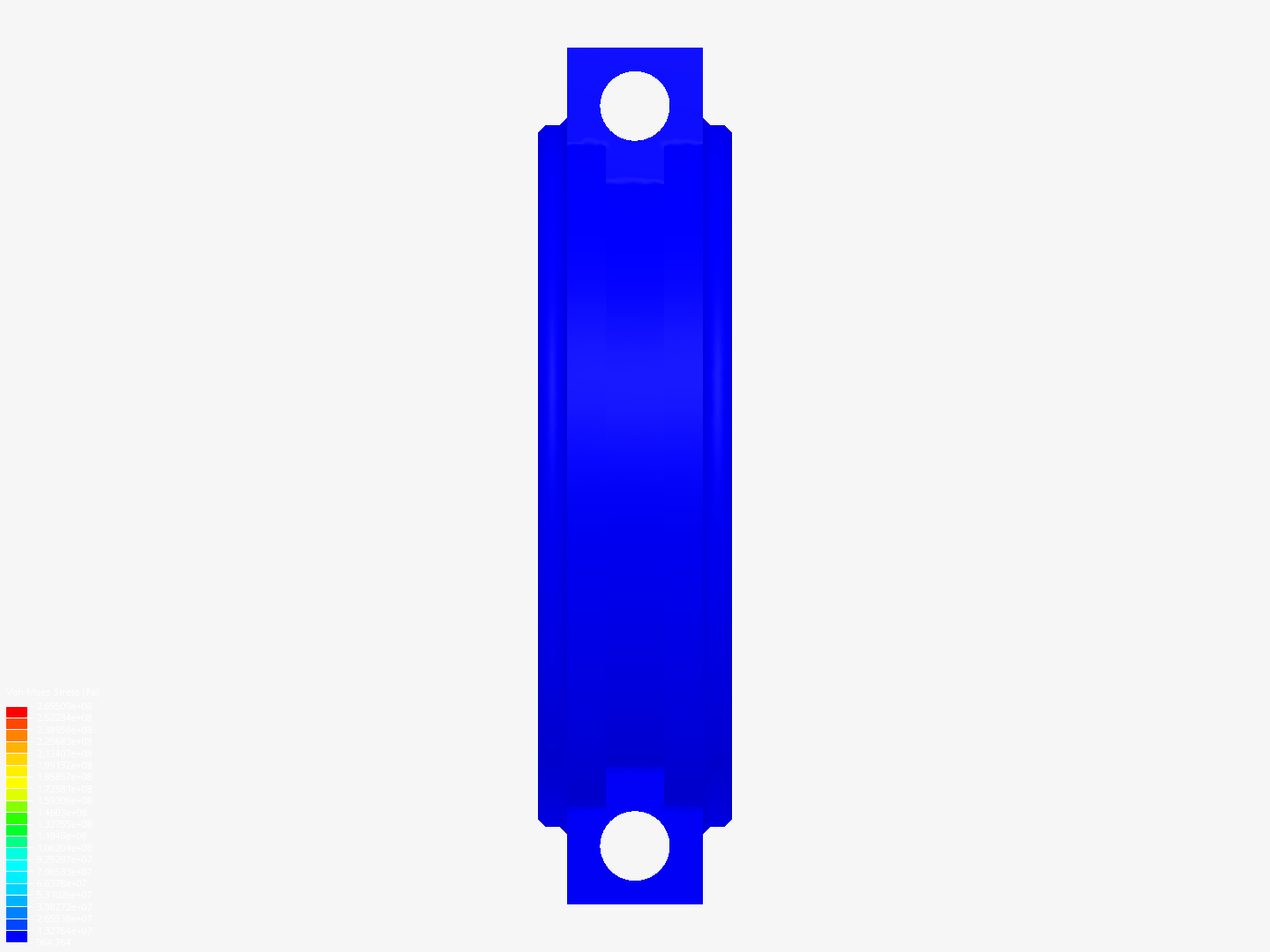 Connecting rod stress analysis image