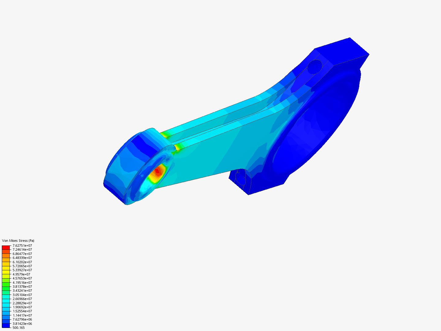 Tutorial 1: Connecting rod stress analysis image