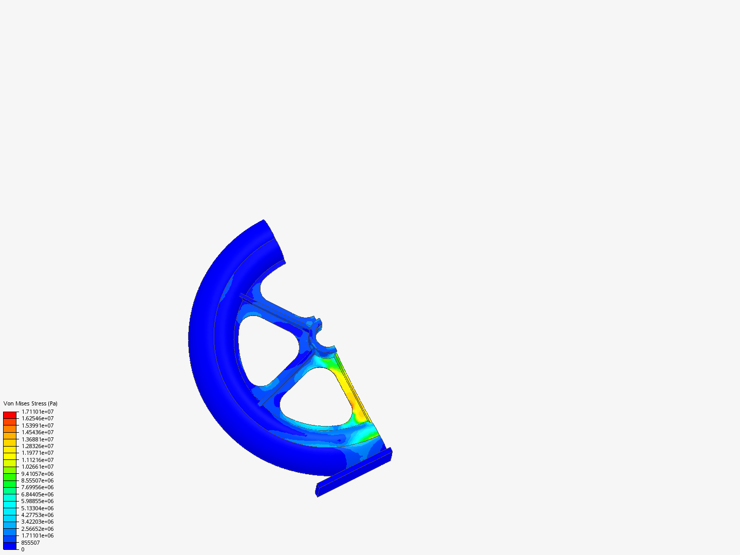 Nonlinear Structural Analysis of a Wheel image