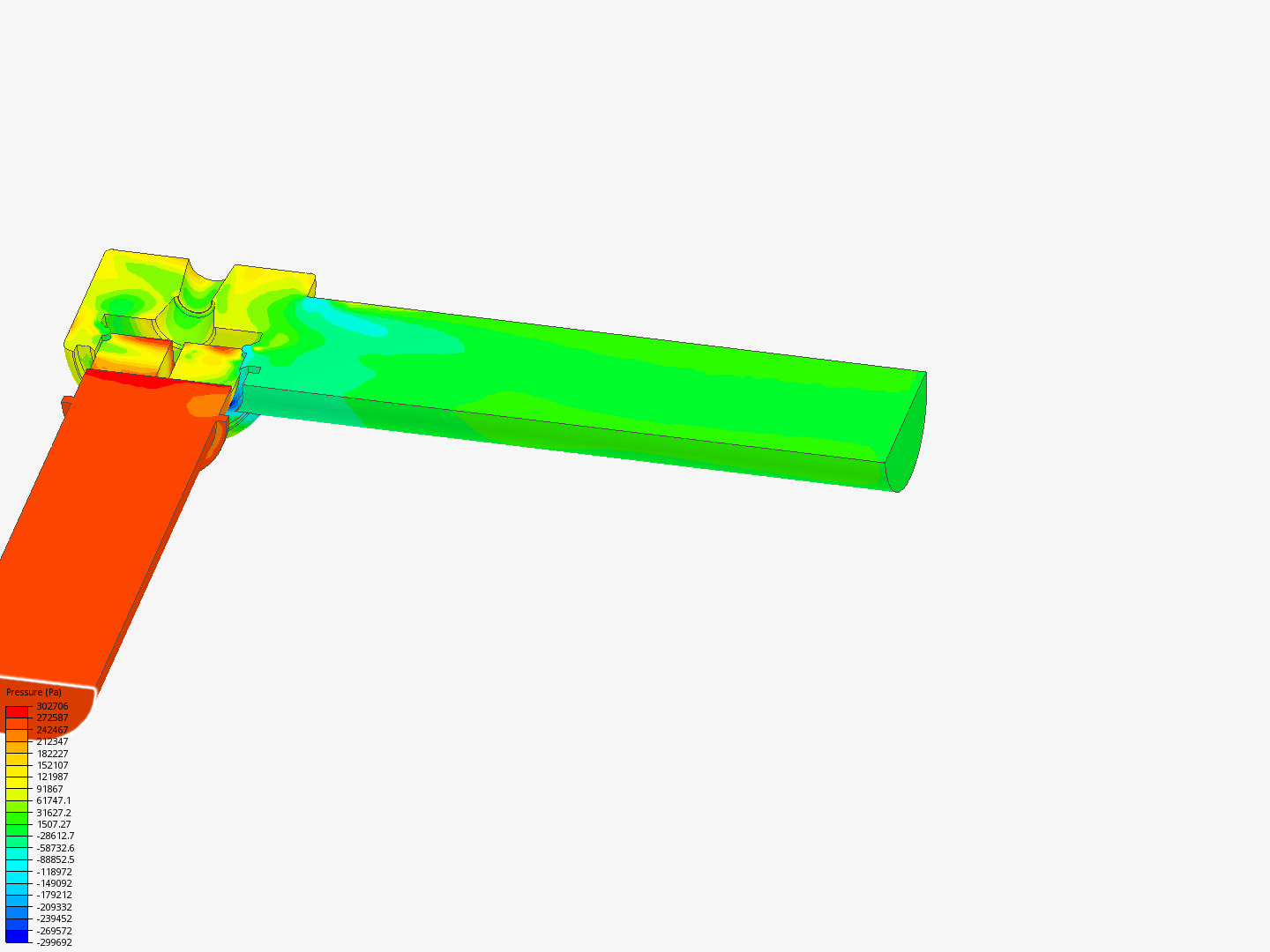 Tutorial: Fluid Flow Through a Valve image