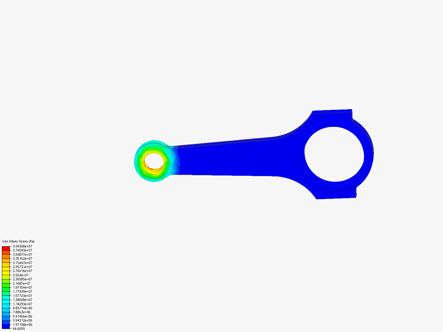 Tutorial 1: Connecting rod stress analysis image