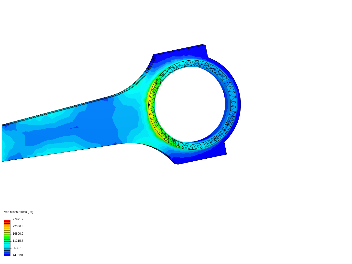 Tutorial 1: Connecting rod stress analysis image