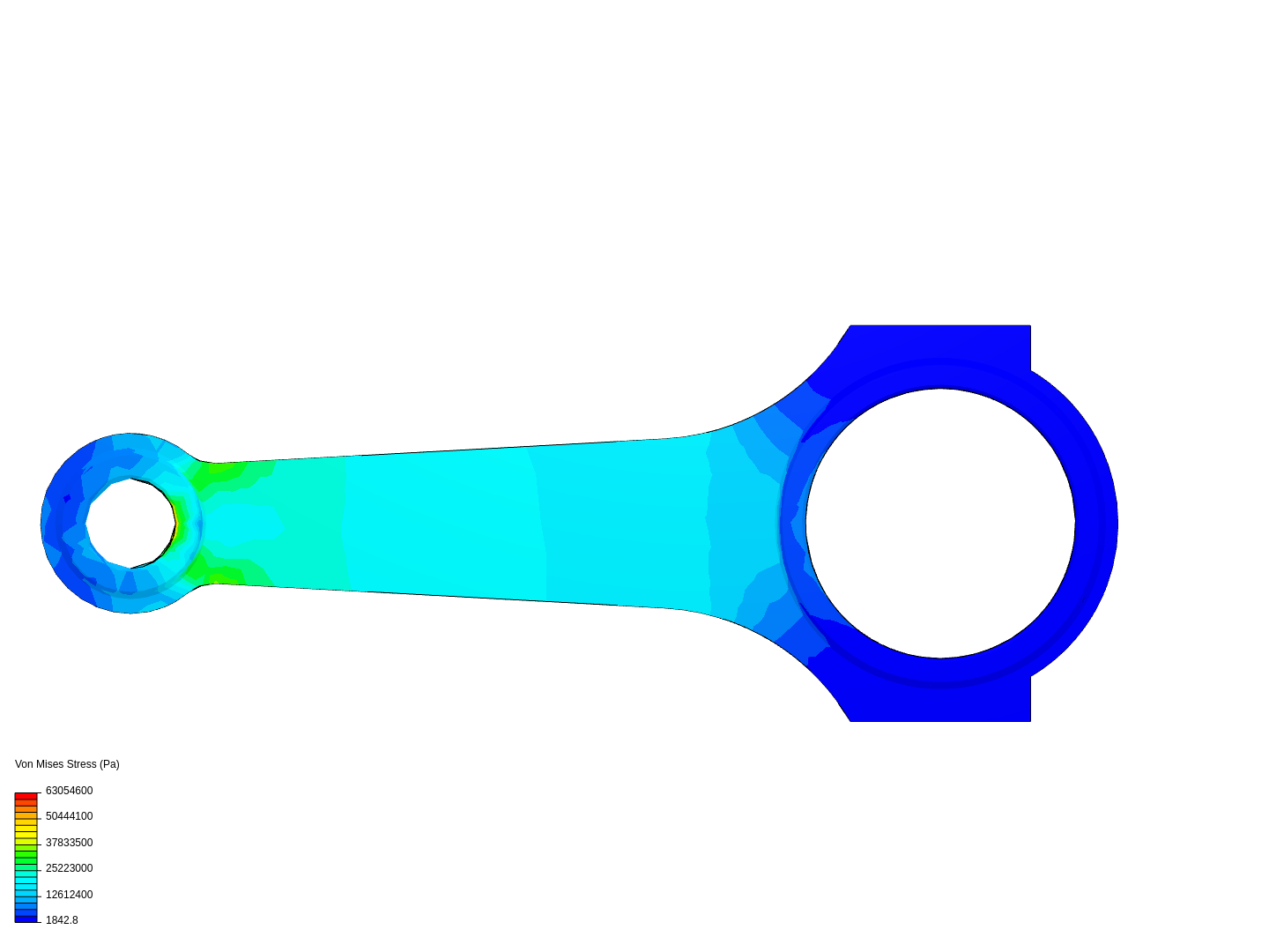 Tutorial 1: Connecting rod stress analysis image