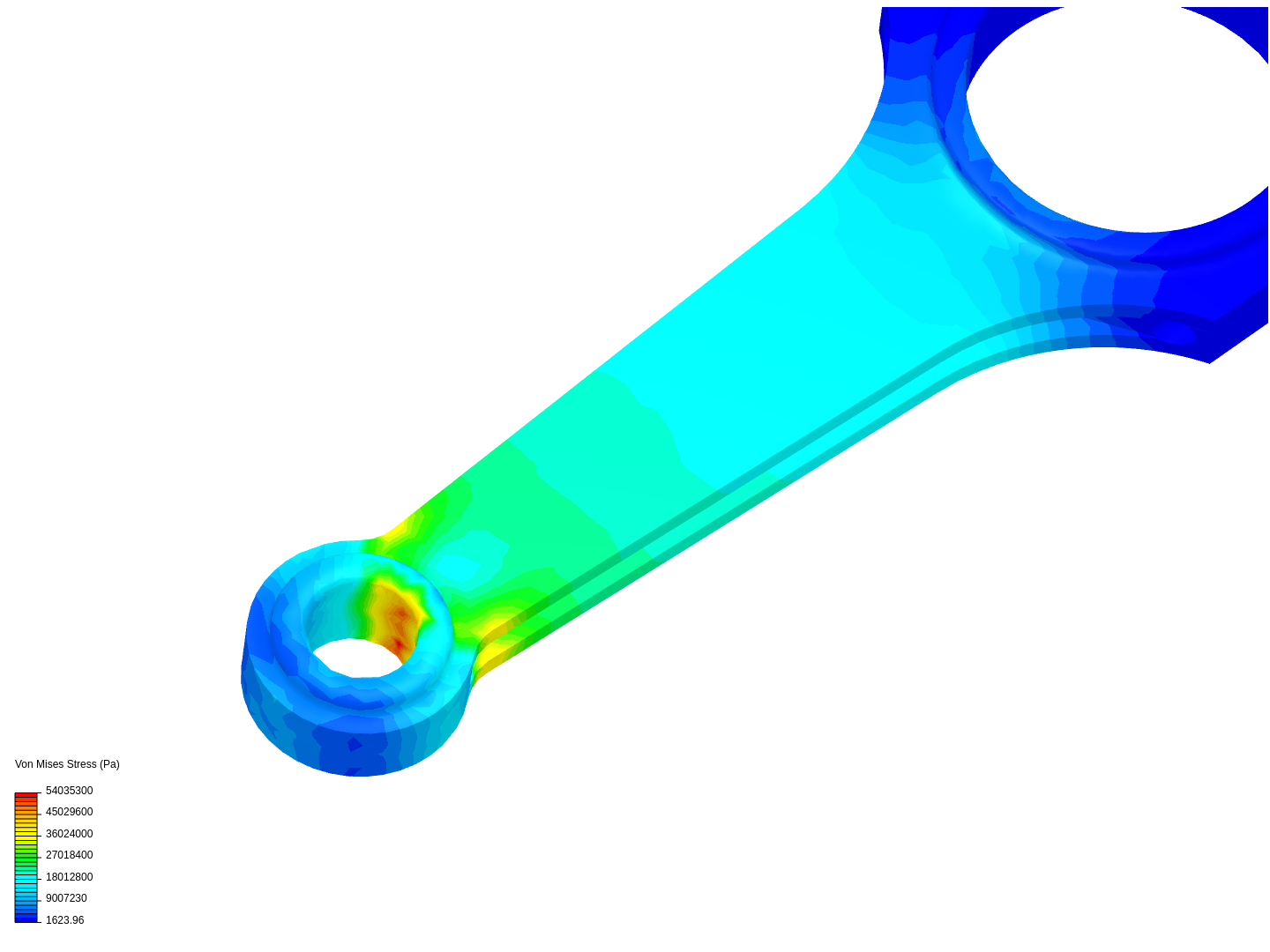 Tutorial 1: Connecting rod stress analysis image