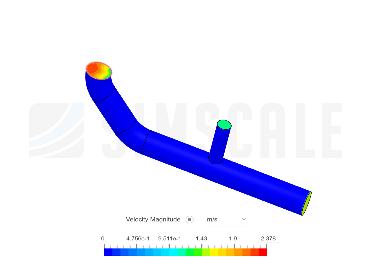 Tutorial: Pipe junction flow image