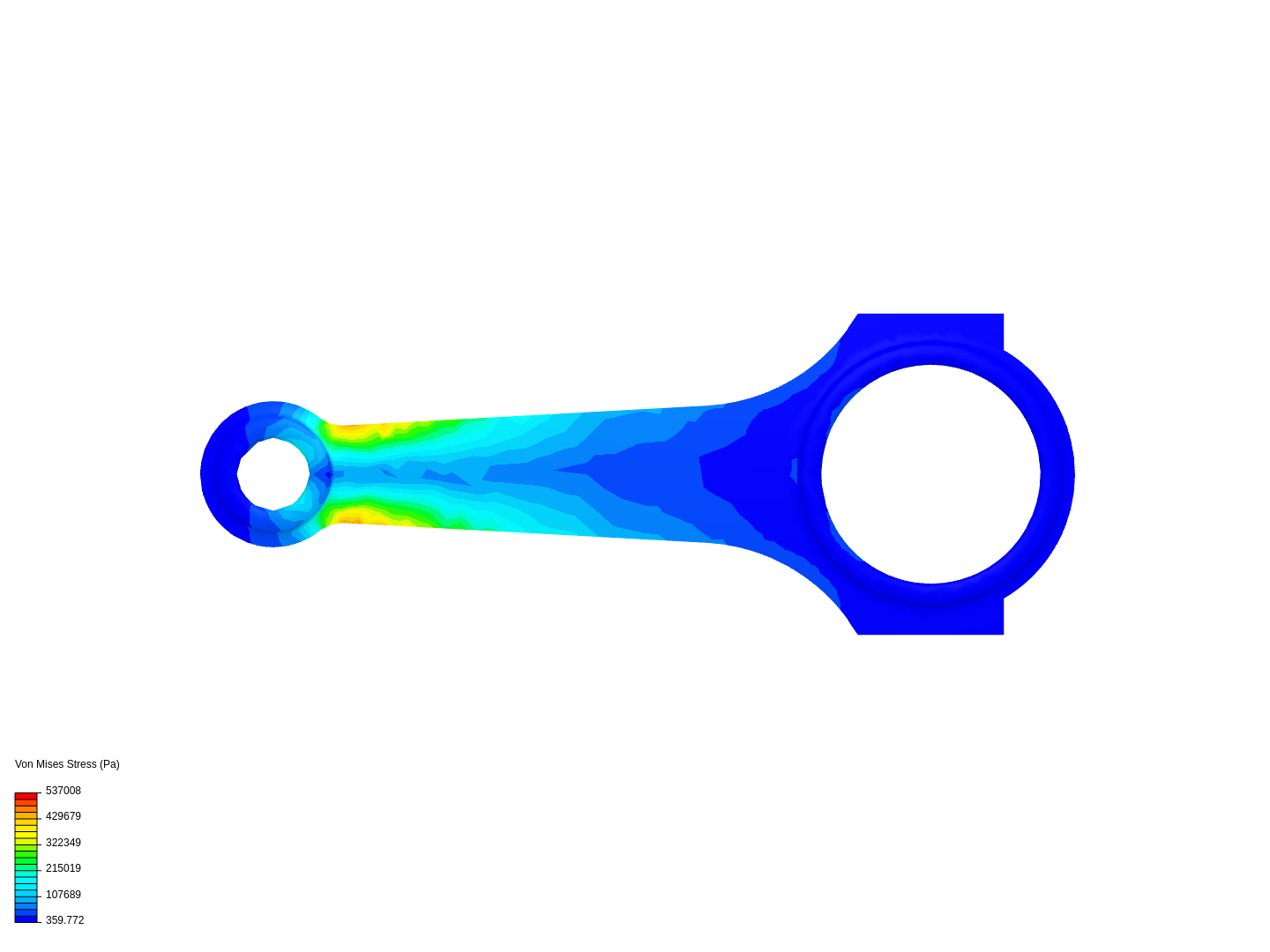 Tutorial 1: Connecting rod stress analysis image