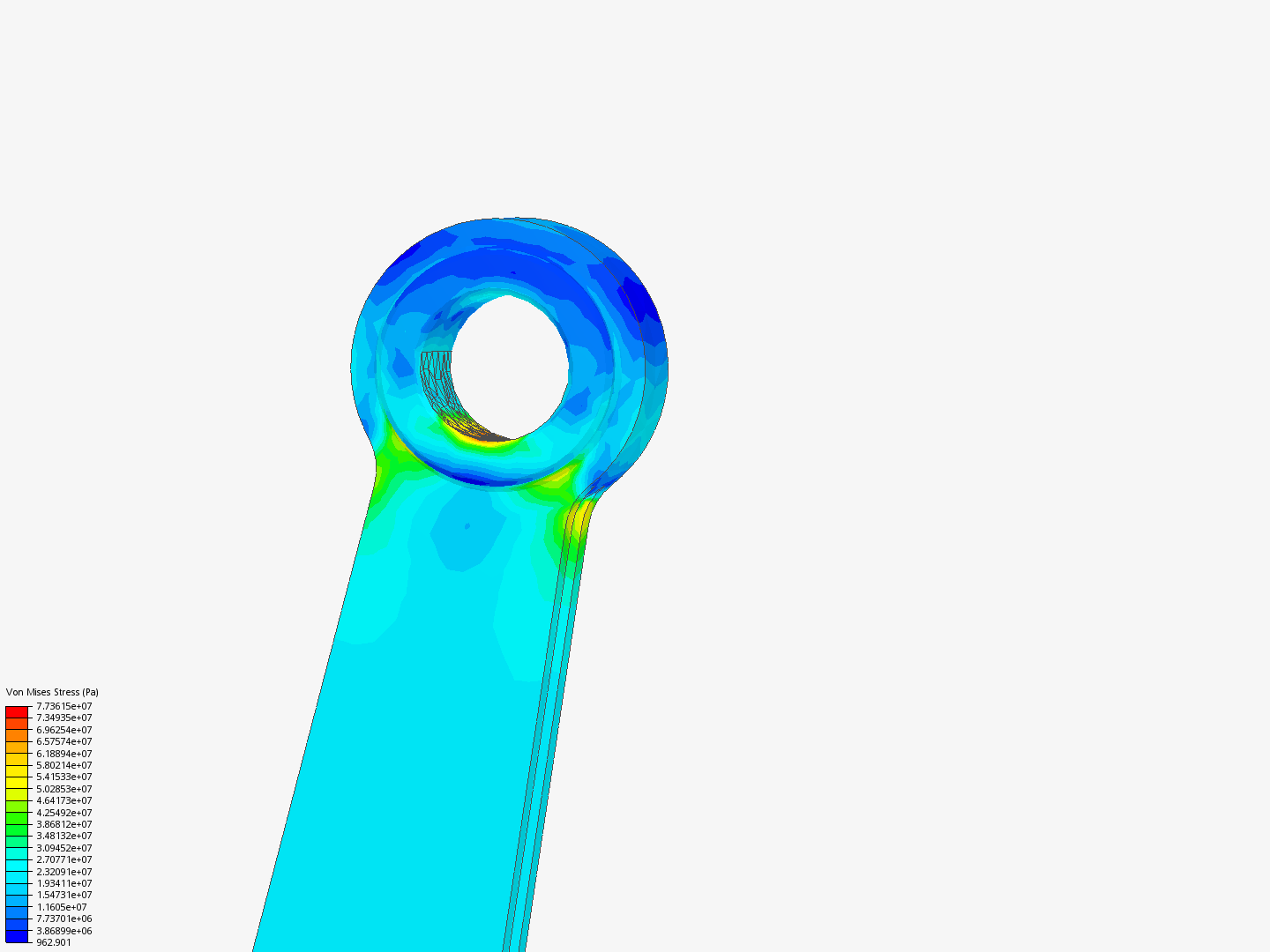 Tutorial 1: Connecting rod stress analysis image