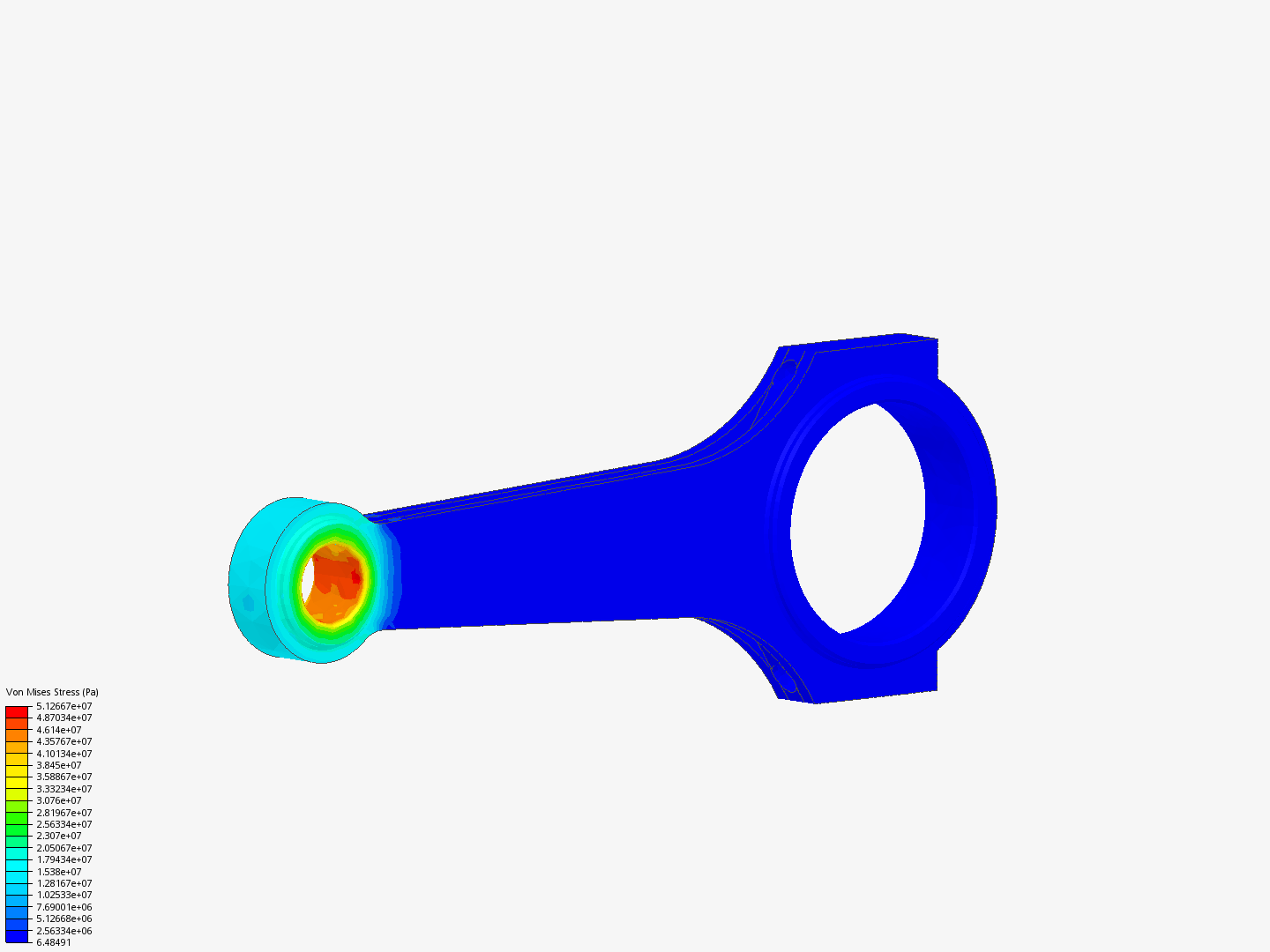 Tutorial 1: Connecting rod stress analysis image