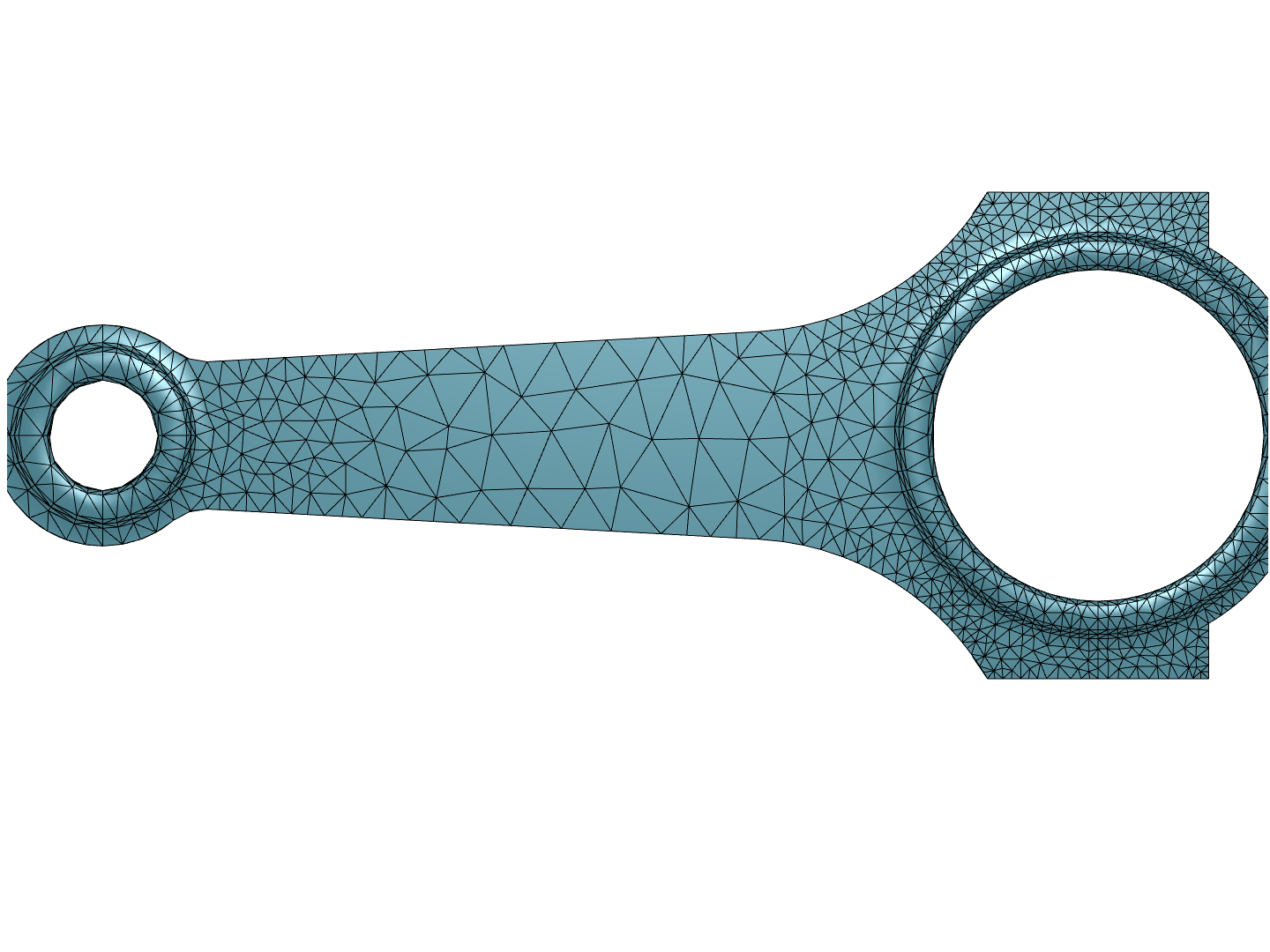 Tutorial 1: Connecting rod stress analysis image