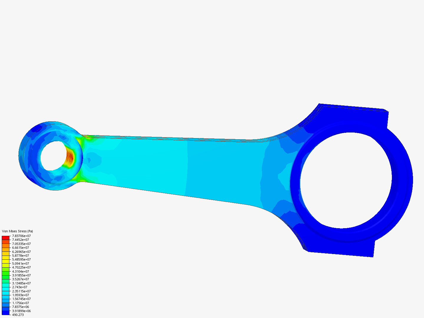 Tutorial 1: Connecting rod stress analysis image