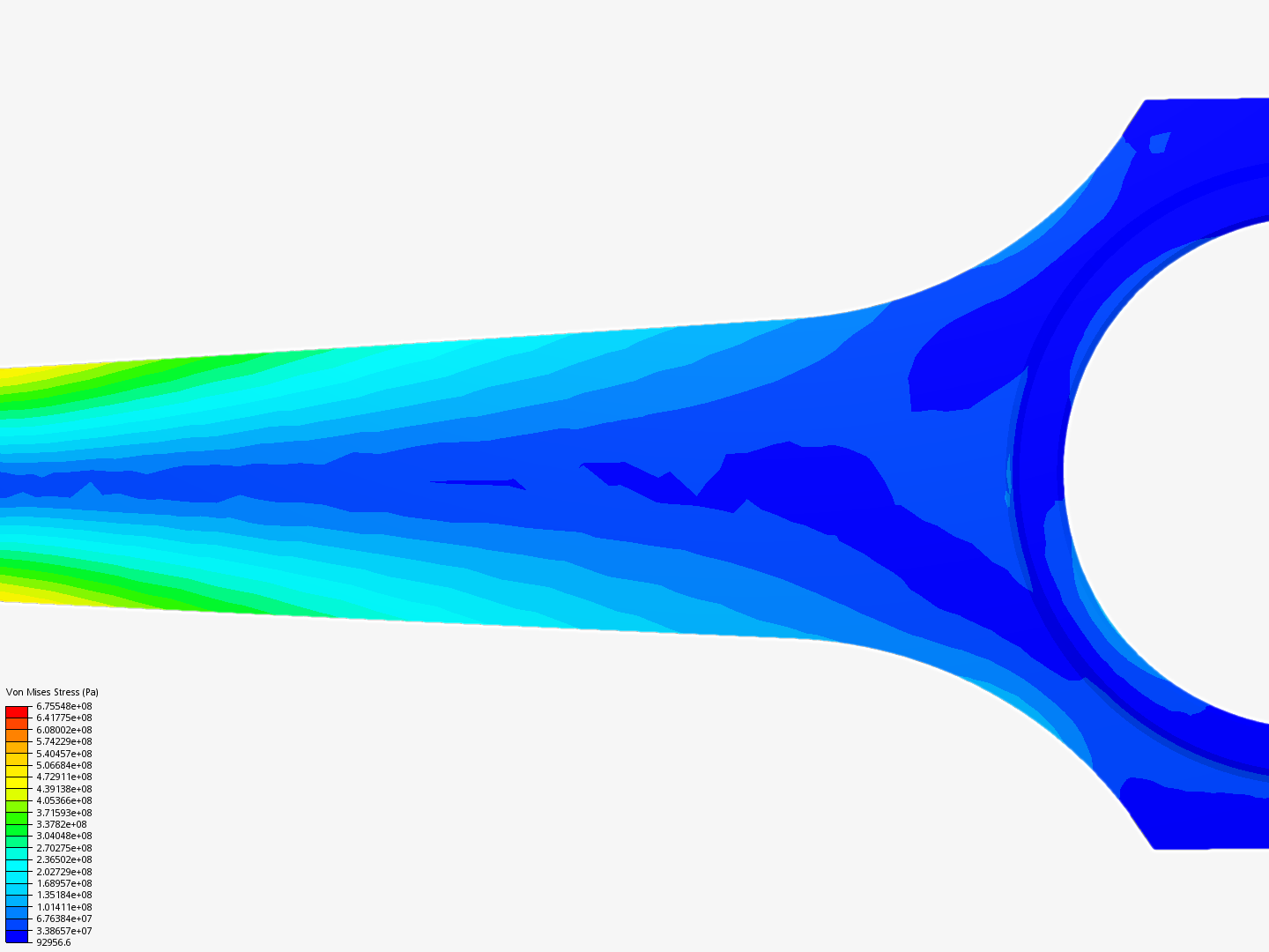 Tutorial 1: Connecting rod stress analysis image