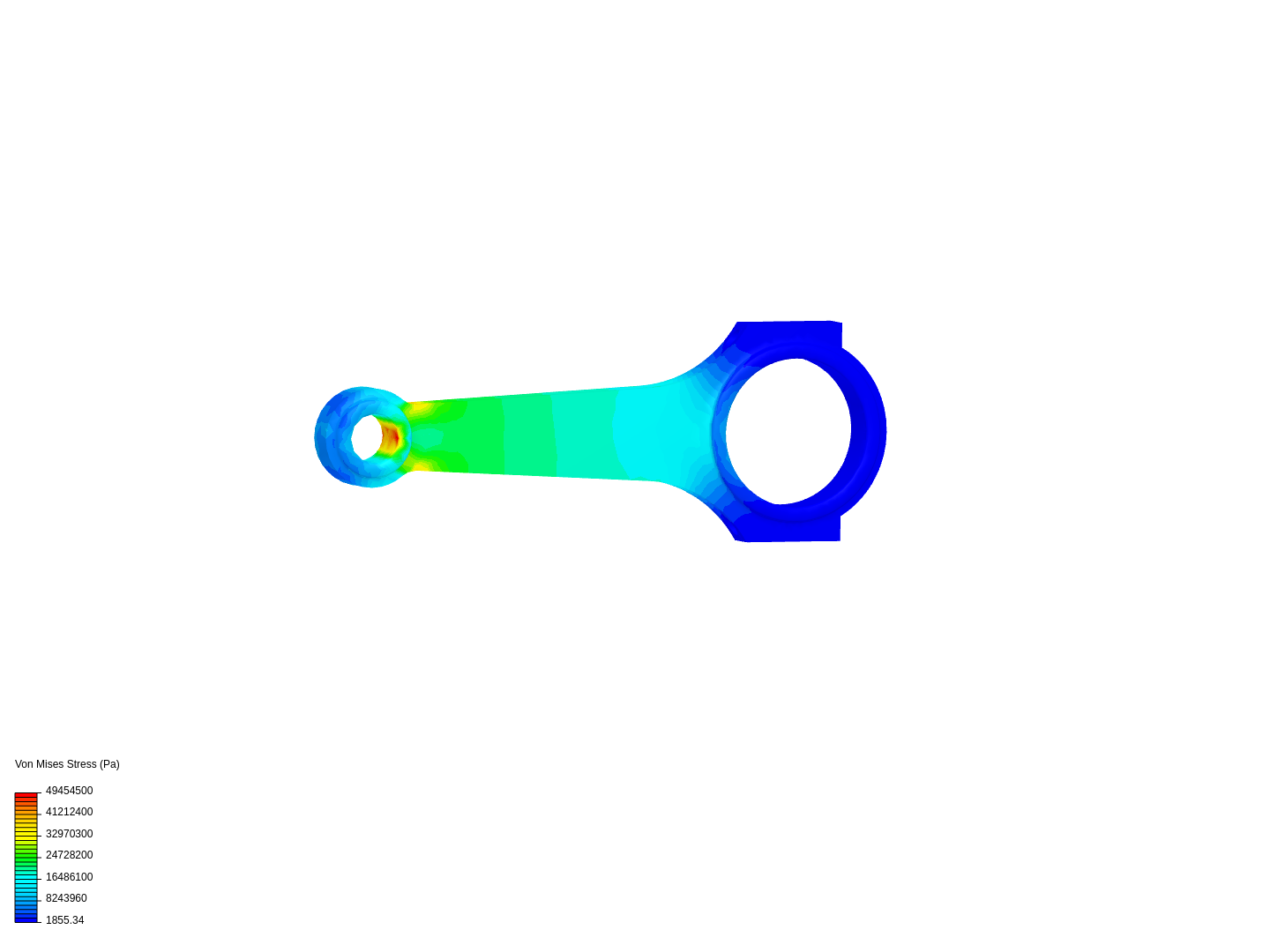 Tutorial 1: Connecting rod stress analysis image