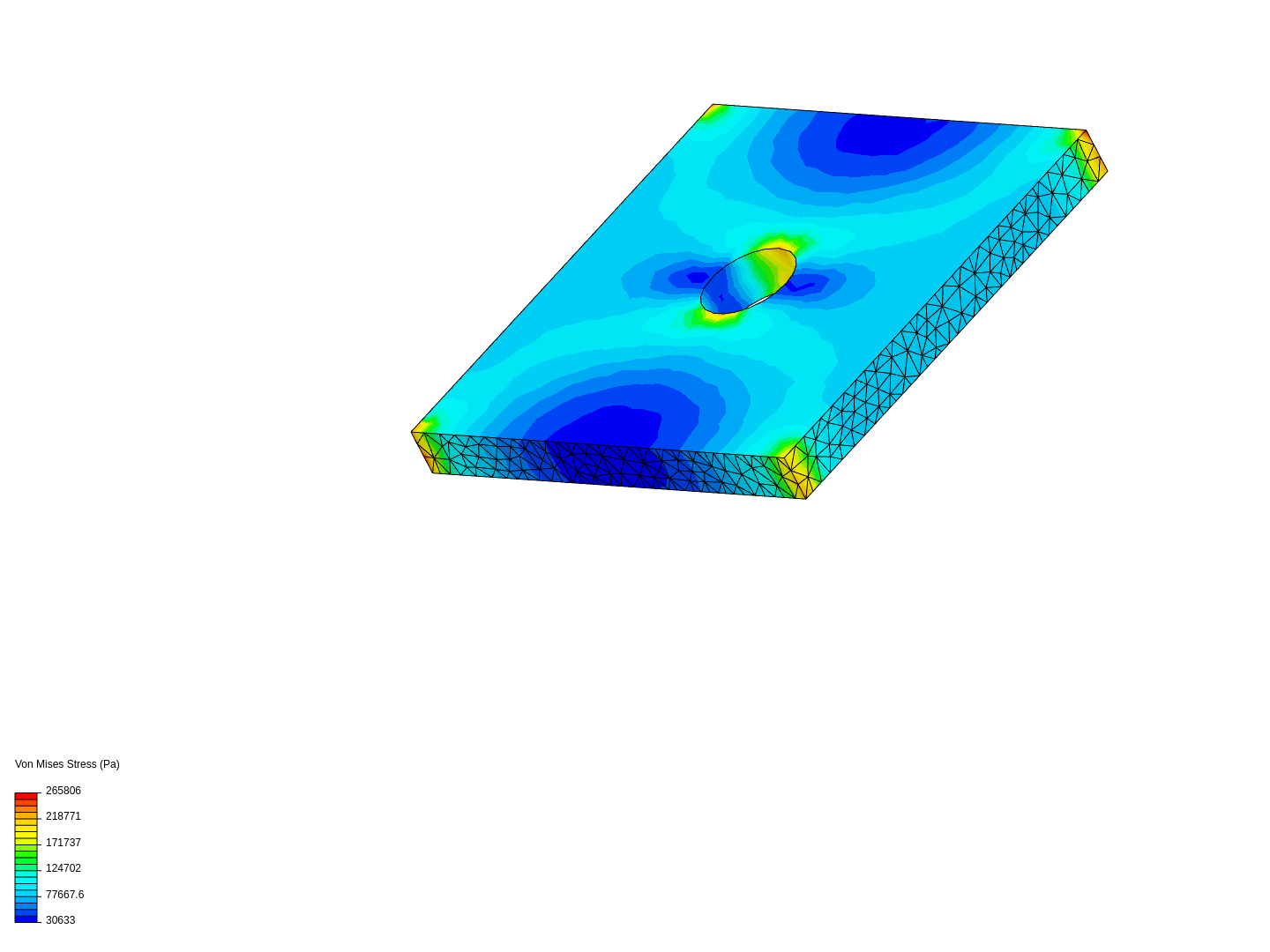 END SEM plate with hole image