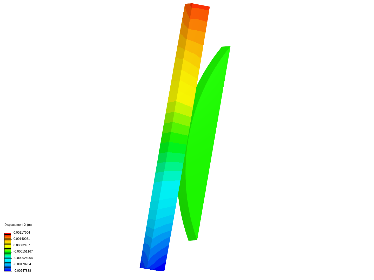 Bending of a stave image