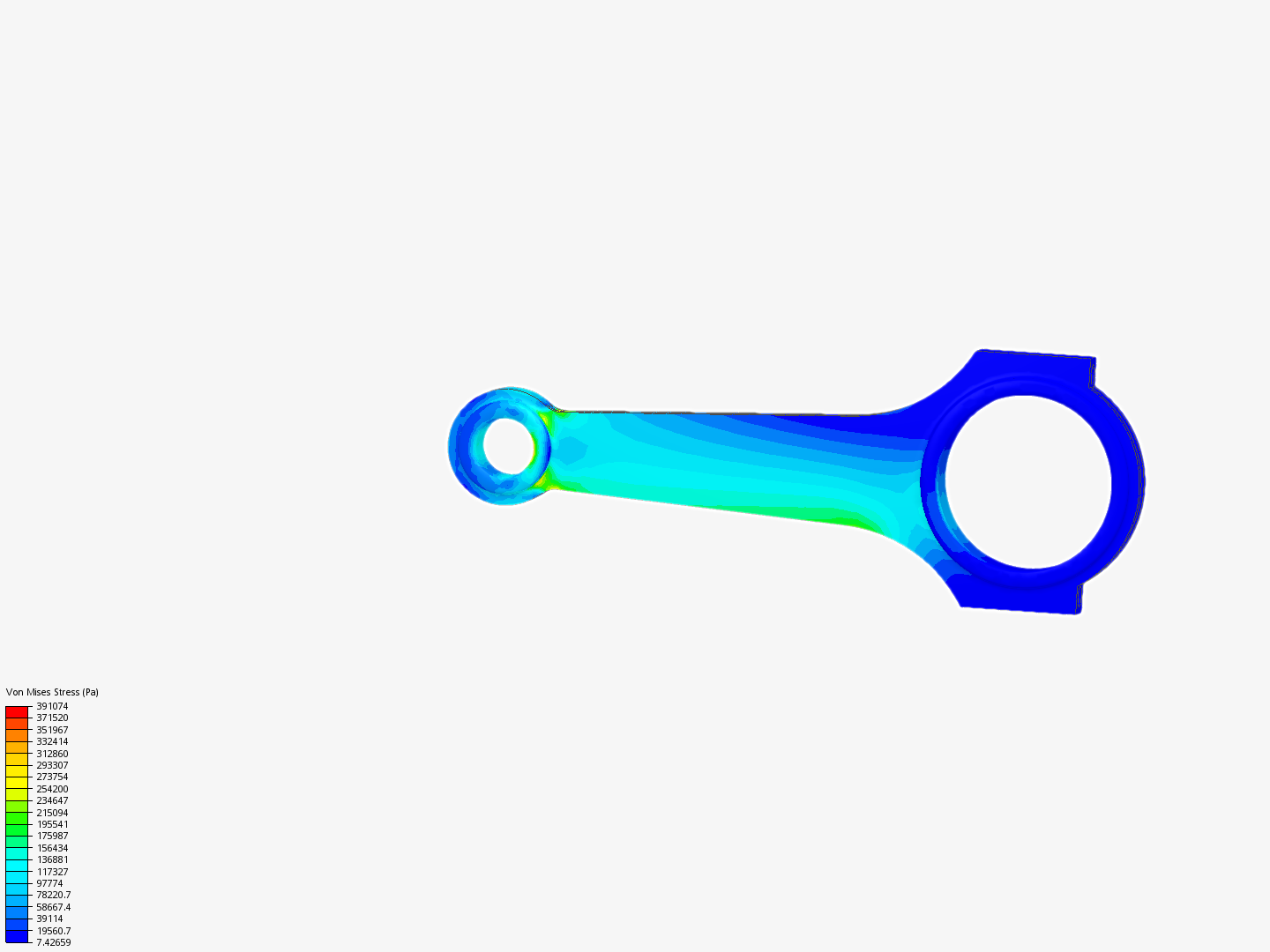 Tutorial 1: Connecting rod stress analysis image