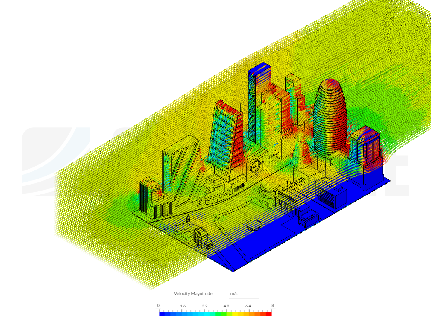 Example Building Wind Simulation image