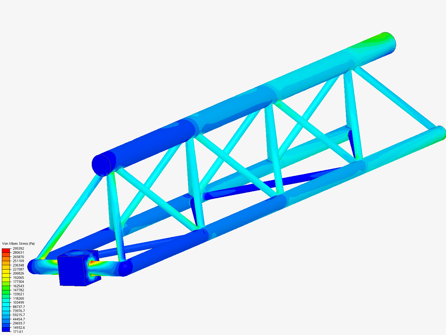 Tutorial - Linear static analysis of a crane - Copy image