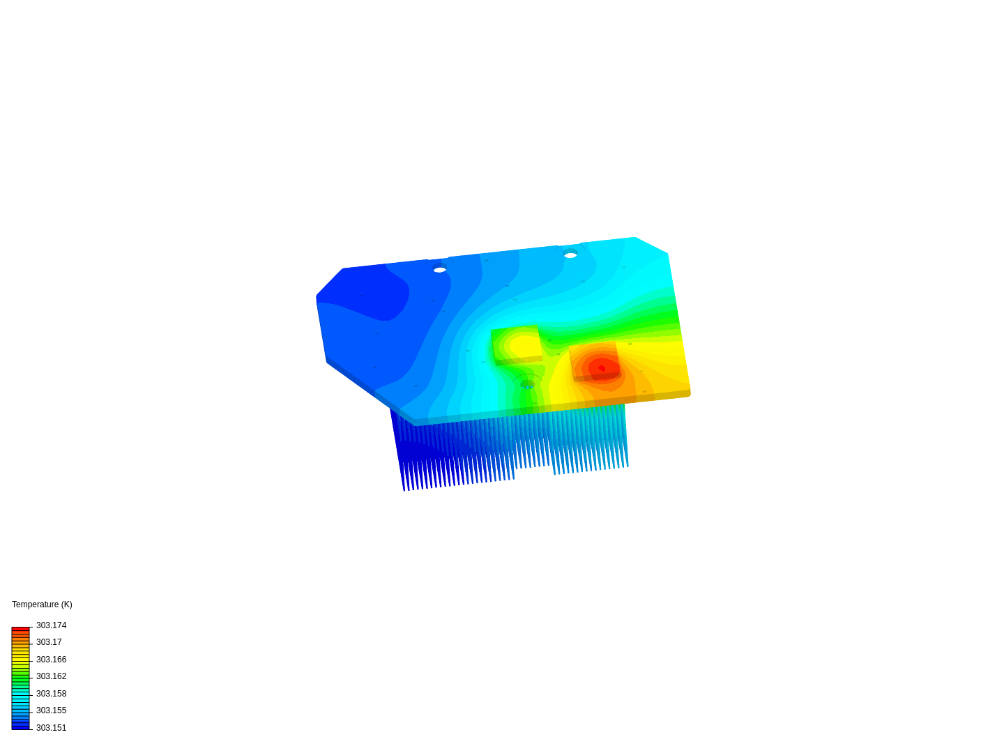 Lower heat sink simplified image