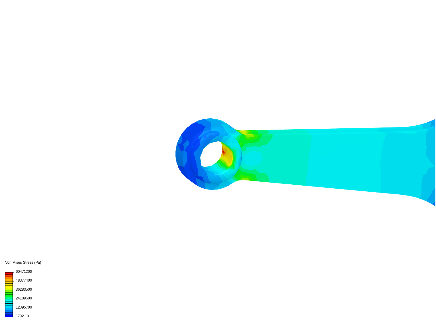 Tutorial 1: Connecting rod stress analysis image