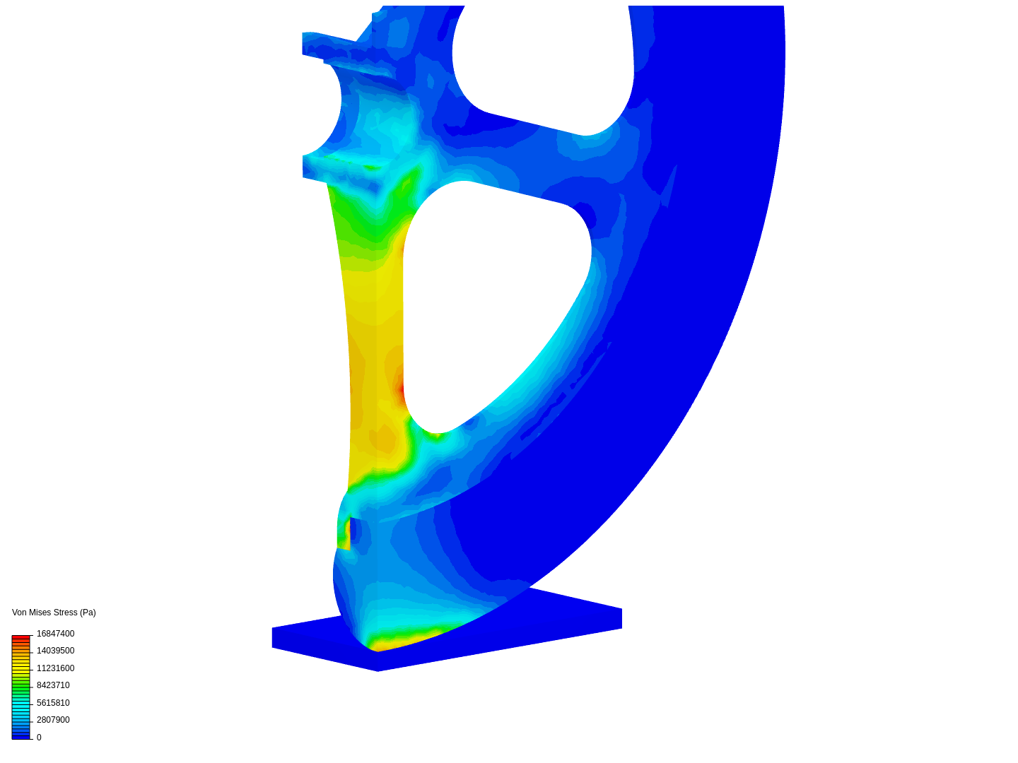 Tutorial: Nonlinear Analysis of a Wheel image