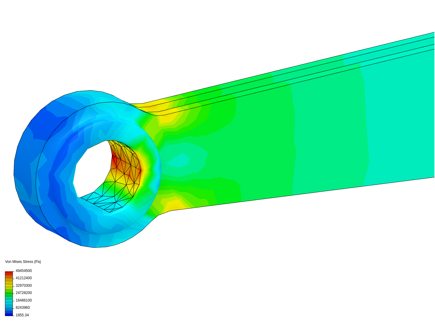 Tutorial 1: Connecting rod stress analysis image