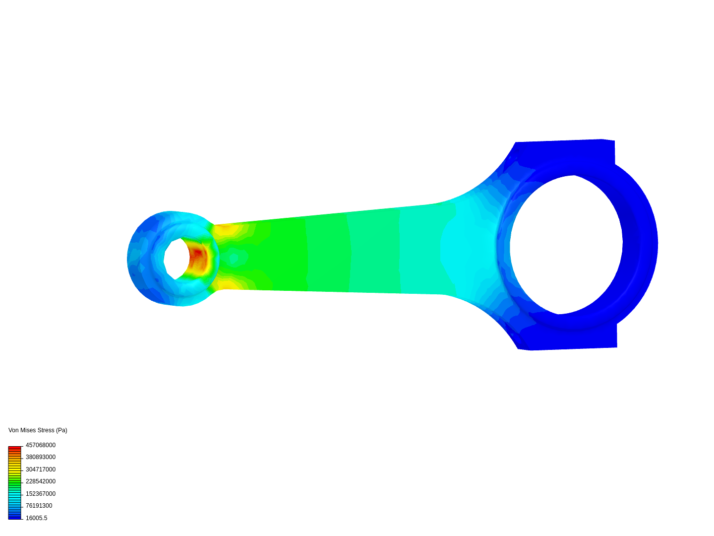 Tutorial 1: Connecting rod stress analysis image