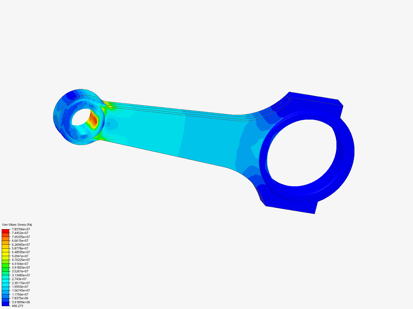 Tutorial 1: Connecting rod stress analysis image