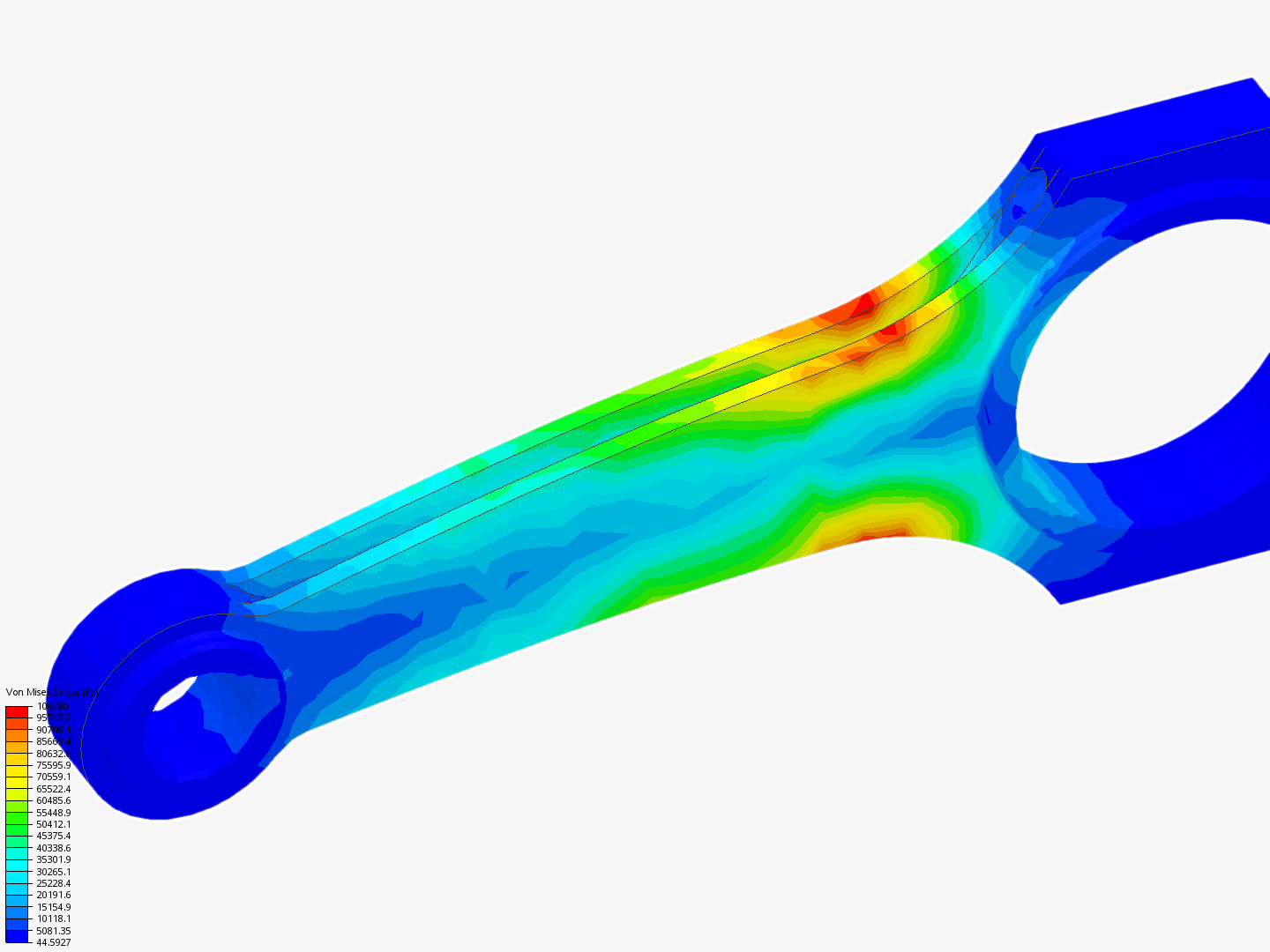 Tutorial 1: Connecting rod stress analysis image