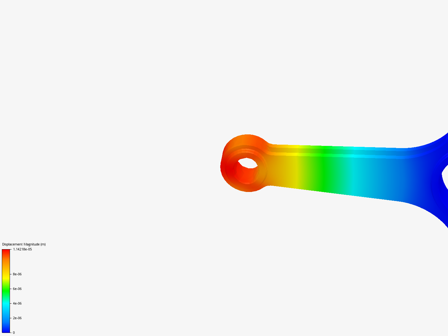 Connecting rod stress analysis image