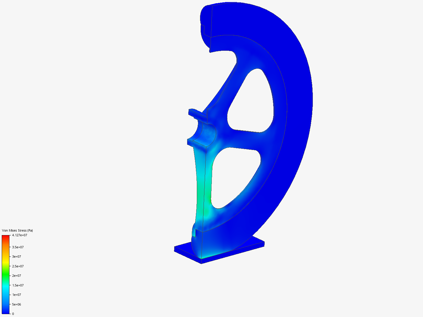 Tutorial: Nonlinear Analysis of a Wheel image