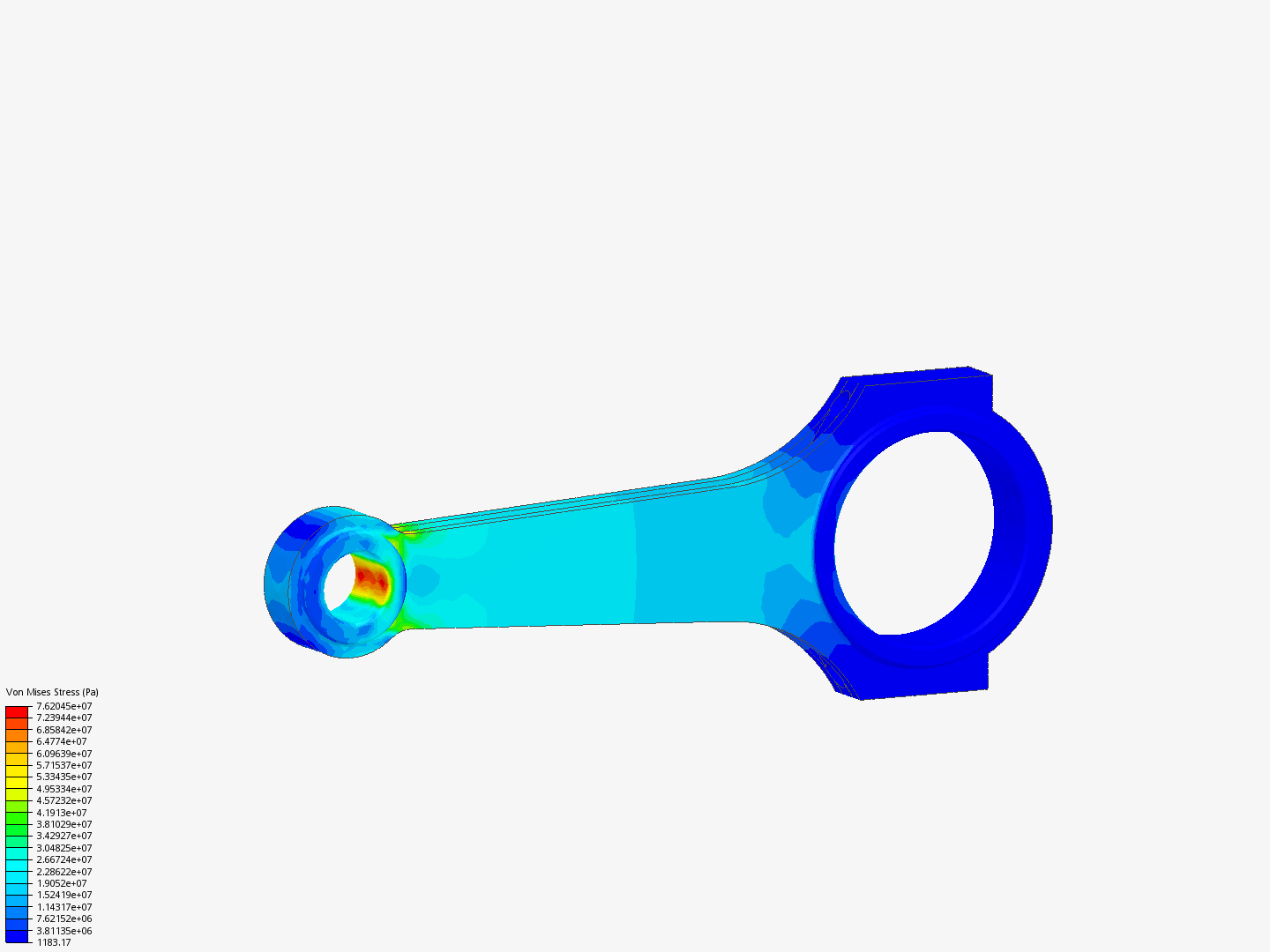 Tutorial 1: Connecting rod stress analysis image