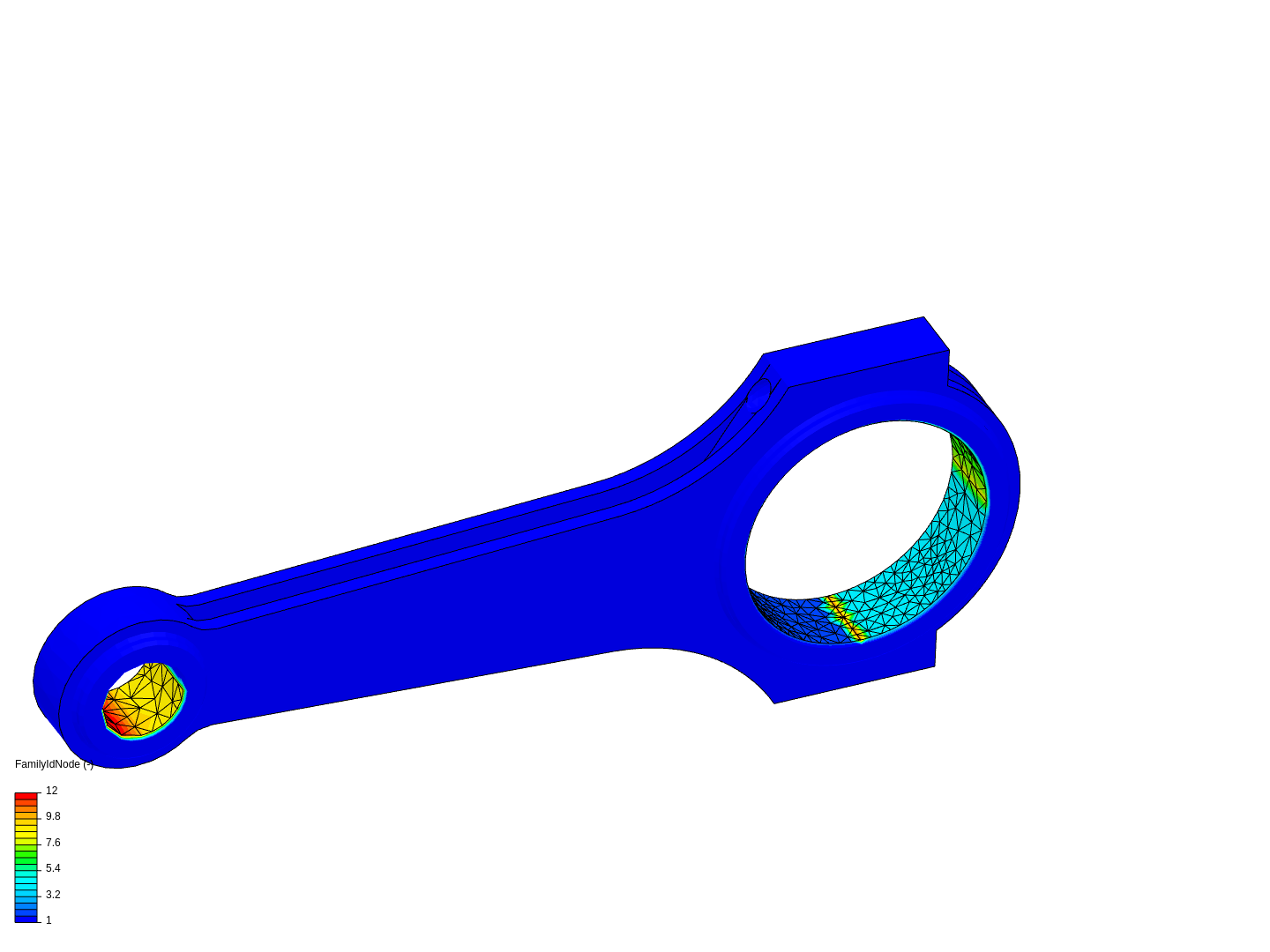 Tutorial 1: Connecting rod stress analysis image