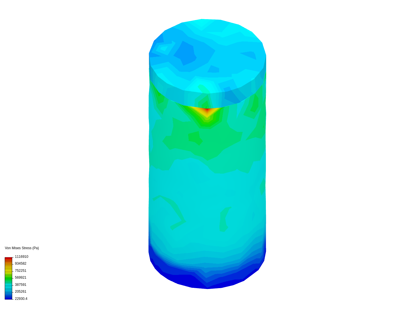 MSE 175A Practicum 3 Polymer FEA image