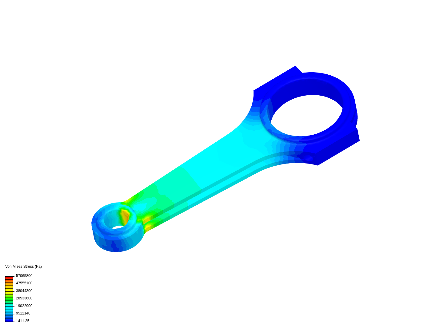 Tutorial 1: Connecting rod stress analysis image