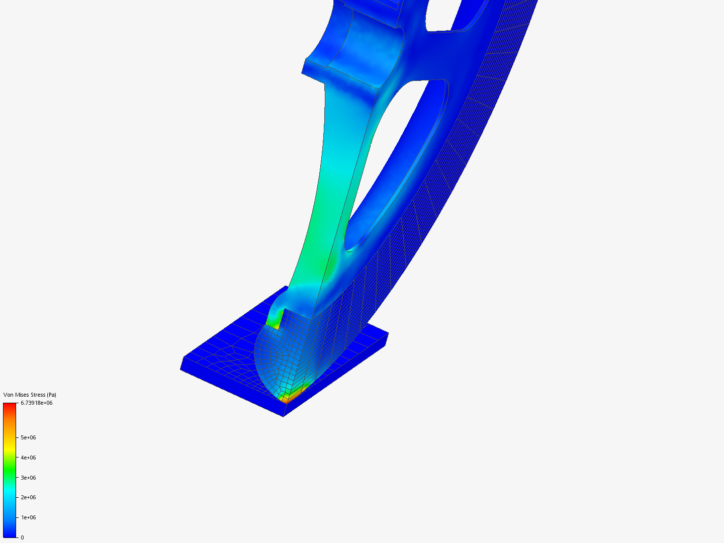 Tutorial: Nonlinear Analysis of a Wheel image