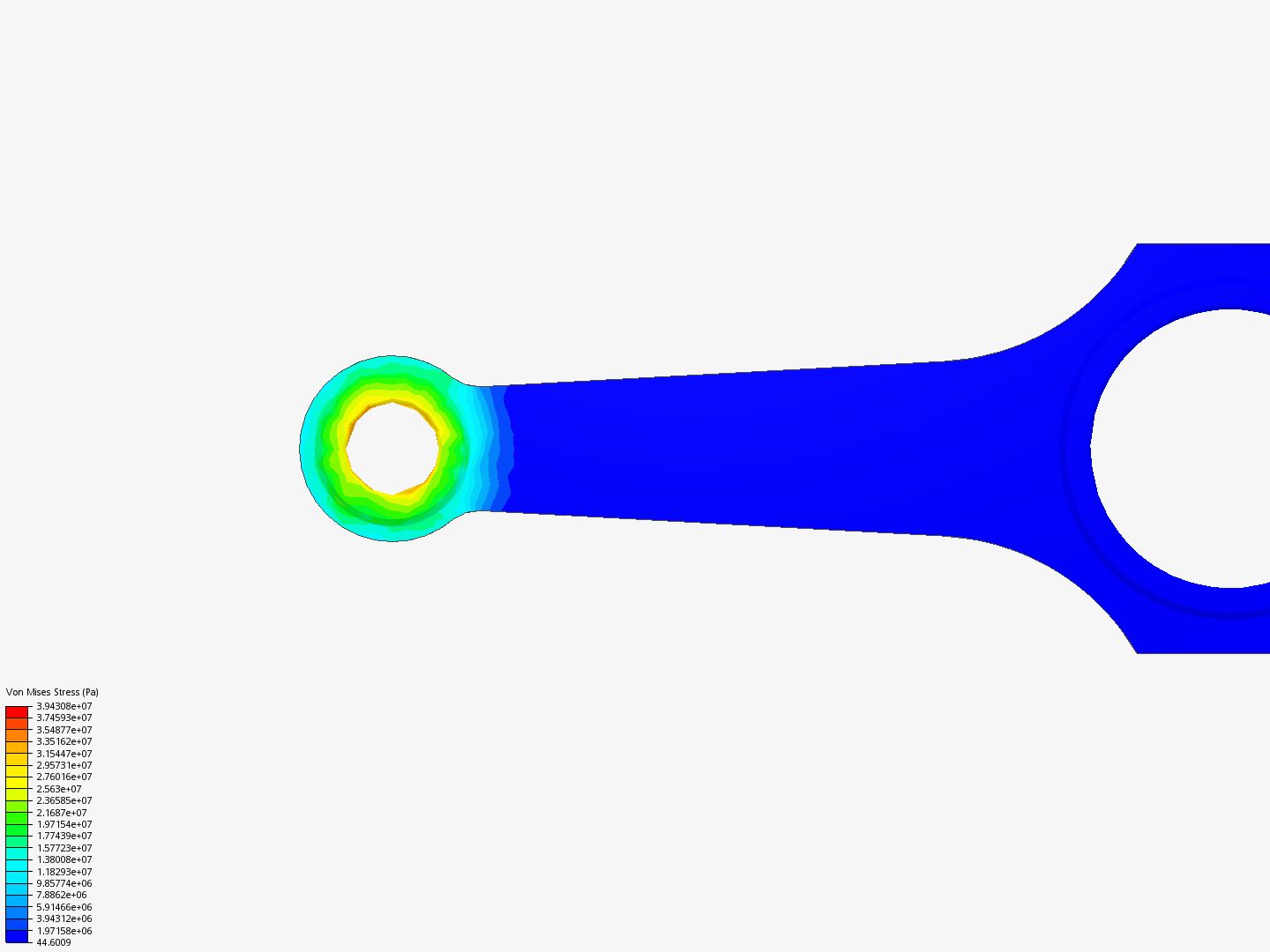 Tutorial 1: Connecting rod stress analysis image