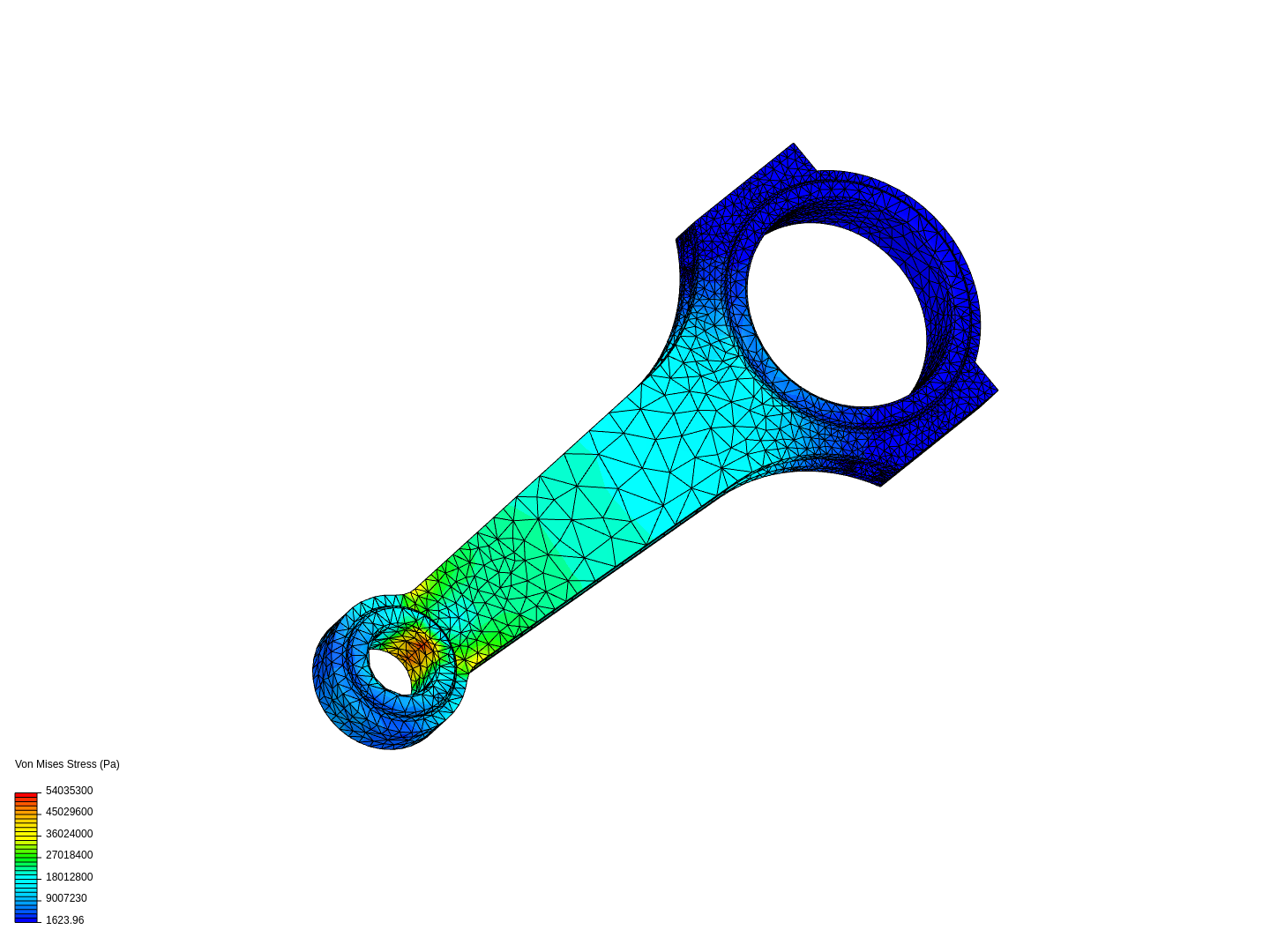 Tutorial 1: Connecting rod stress analysis image